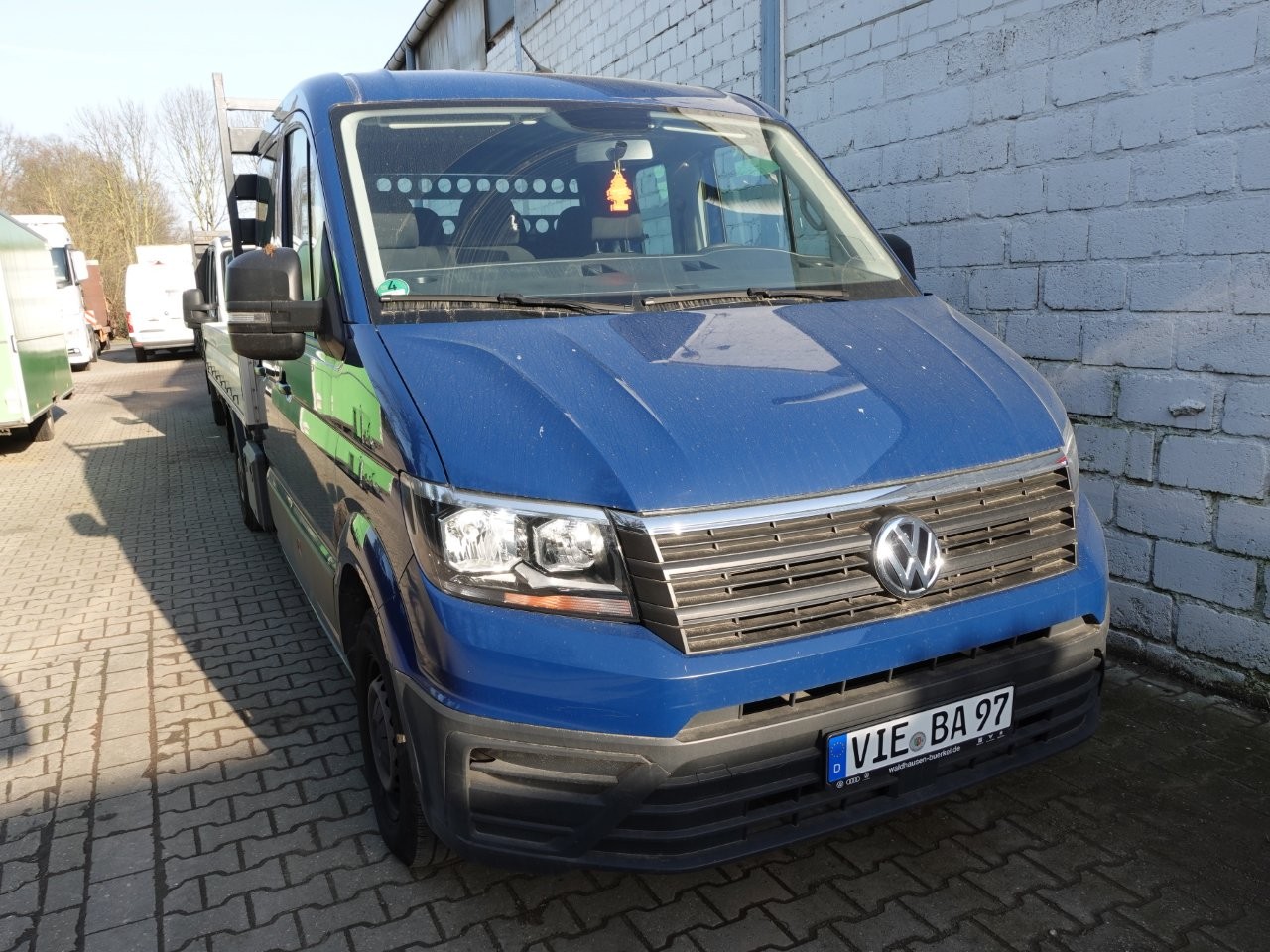 VW Crafter 35 Doka Pritsche, EZ 2018