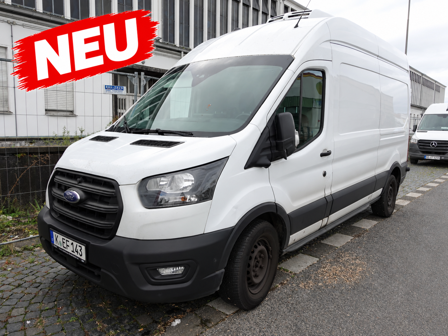 #EF 143: Kühltransporter Ford Transit, EZ 06.2023, 165 Tkm