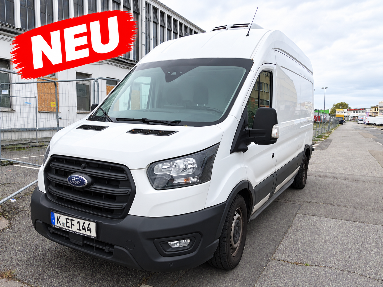 #EF 144: Kühltransporter Ford Transit, EZ 06.2023, 211 Tkm